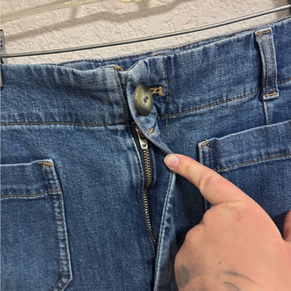 Anthropologie Pilcro the skipper high rise wide leg cropped Jean - Picture 3 of 9